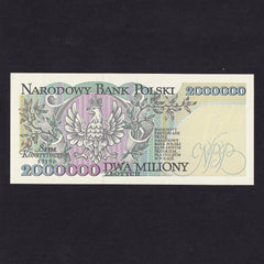 Poland (P163) 2,000,000 Zloty, 1993, B1822385, UNC