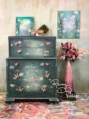 Whimsical Painted Dresser, Painted Furniture, WHERE FAIRIES DREAM