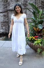 Summer Cotton Dress- Jana White
