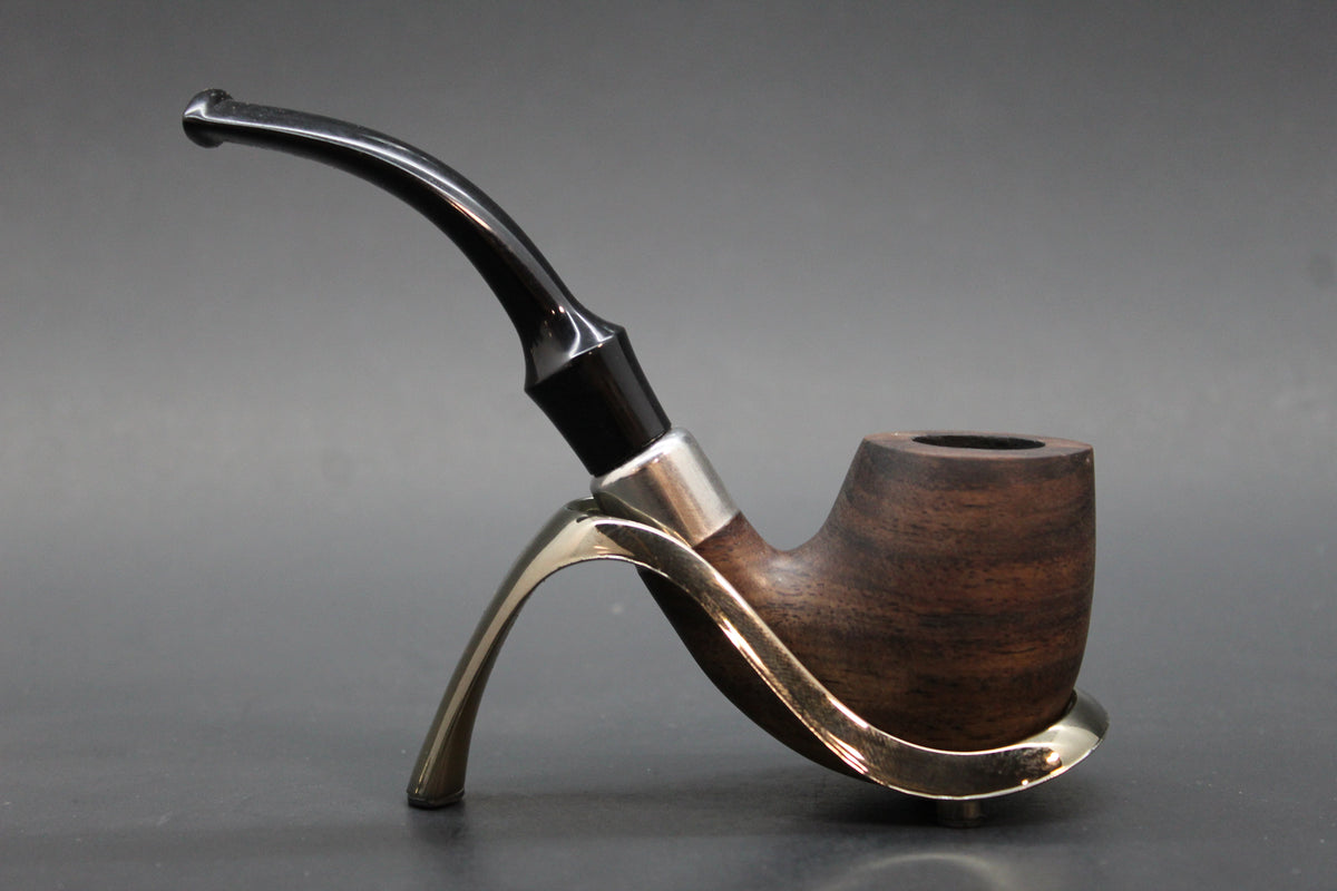 Ebony Wood Hungarian Pipe w/9mm Filter