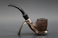 Ebony Wood Hungarian Pipe w/9mm Filter