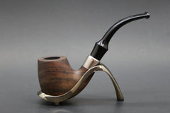 Ebony Wood Hungarian Pipe w/9mm Filter