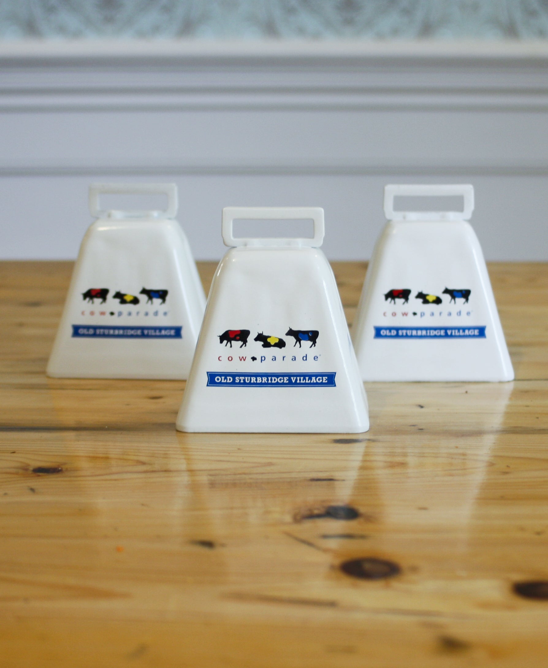 CowParade Metal Cow Bell Old Sturbridge Village