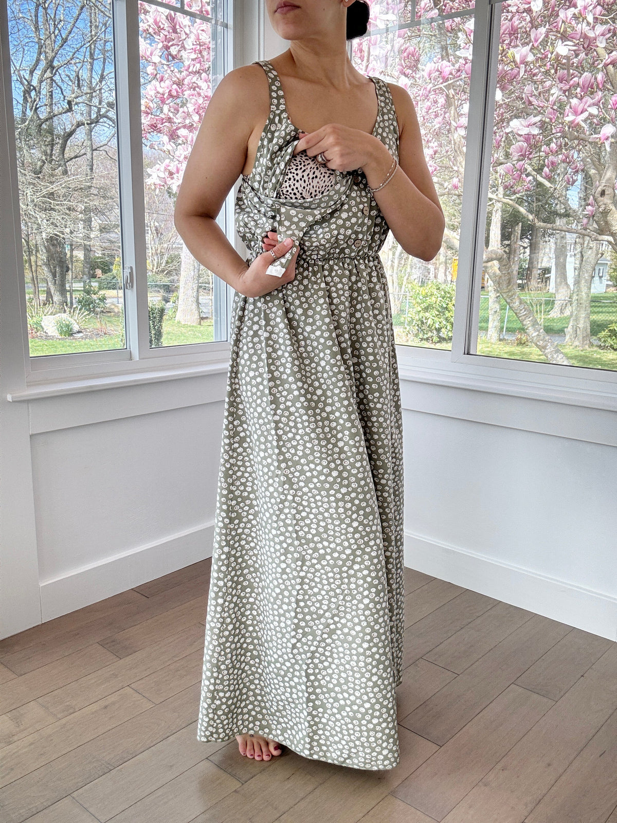 Floral Nursing Dress