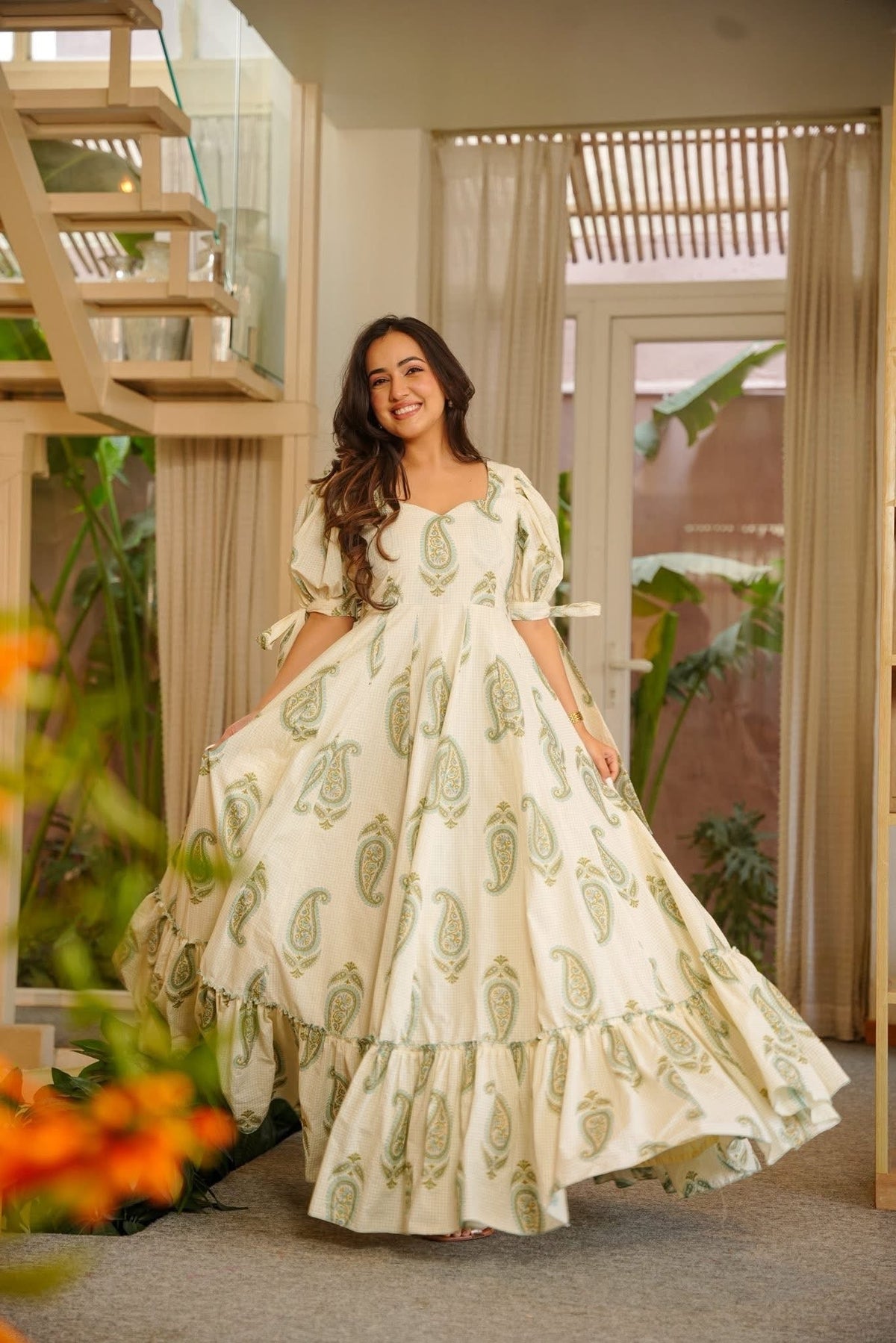 Xireya Cotton Maxi Dress