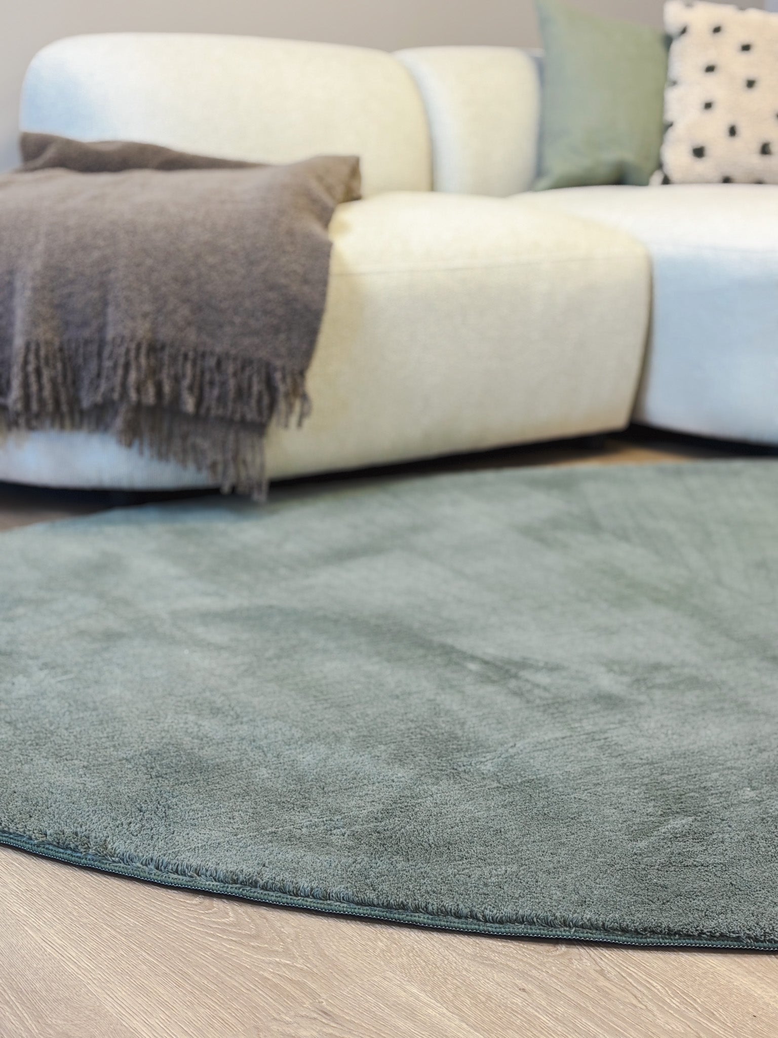 Soft Shape Grön - Ryamatta - KM Home | Mattfabriken