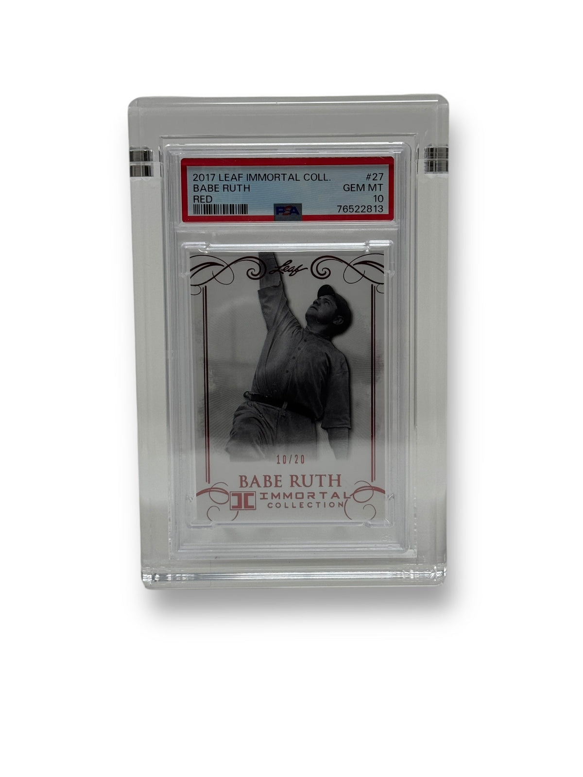 Thick PSA-Style Graded Card Display Case – Acrylic Magnetic Holder
