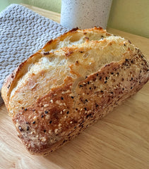 Sourdough Everything Loaf