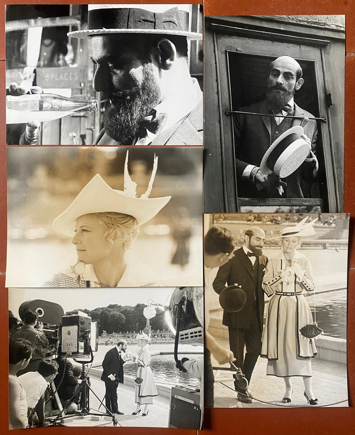 5 Photos originales tournage LANDRU Claude Chabrol MICHELE MORGAN Charles Denner 1963