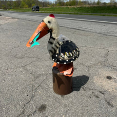 29" Multicolor Pelican With Fish