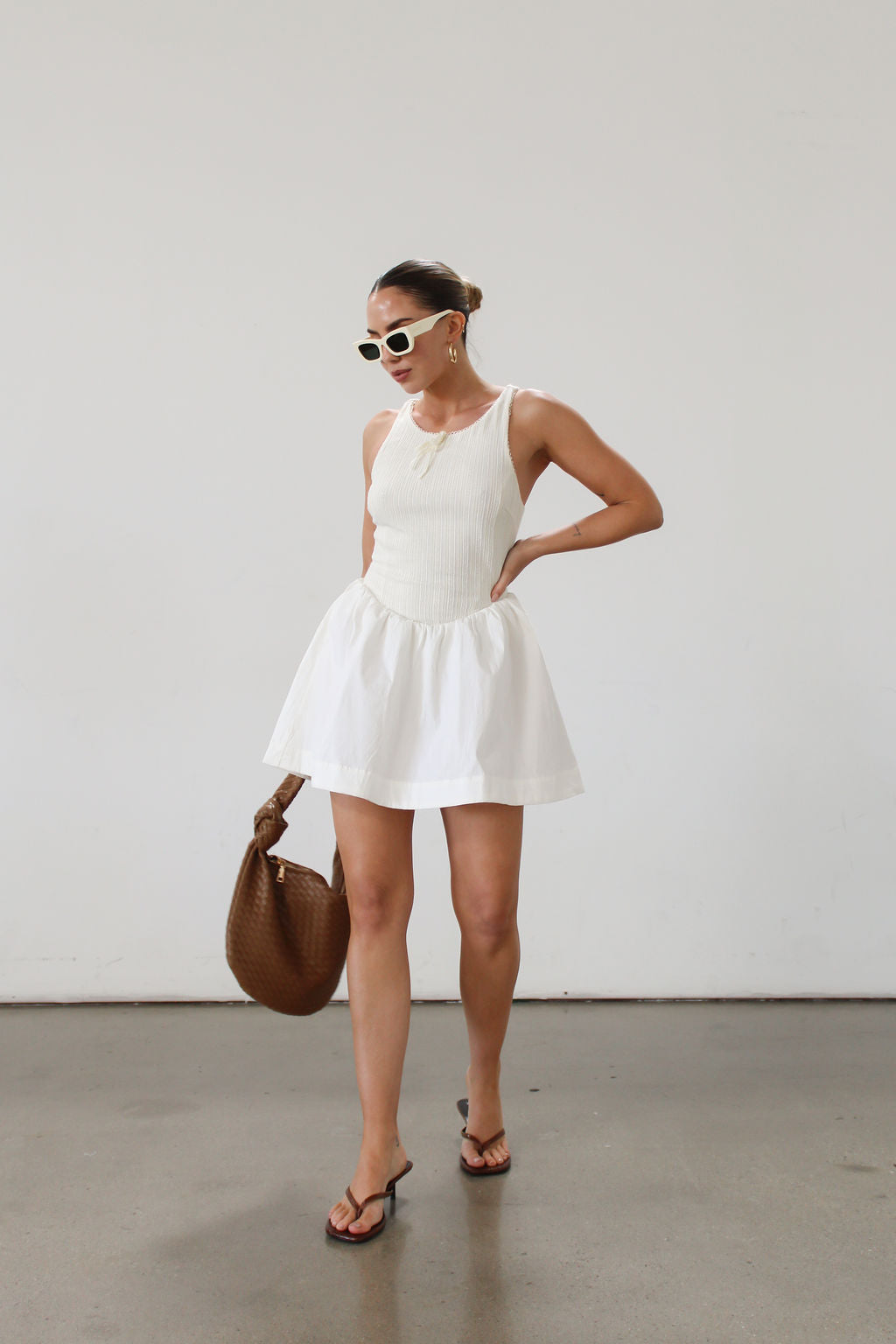 Billie Pointelle Mini Dress by For Love & Lemons - FINAL SALE