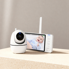 Swirly BabyGuard – Baby Monitor med Kamera og Alarm
