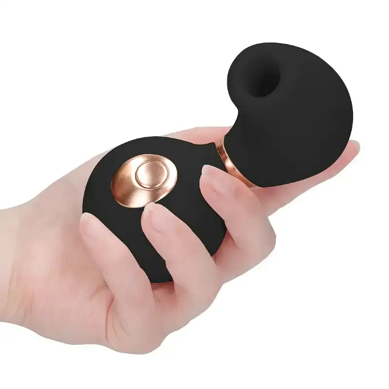 SHOTS Invincible Air Pulse Vibrator Black USB rechargeable with long-lasting battery for uninterrupted intimate sessions Singapore