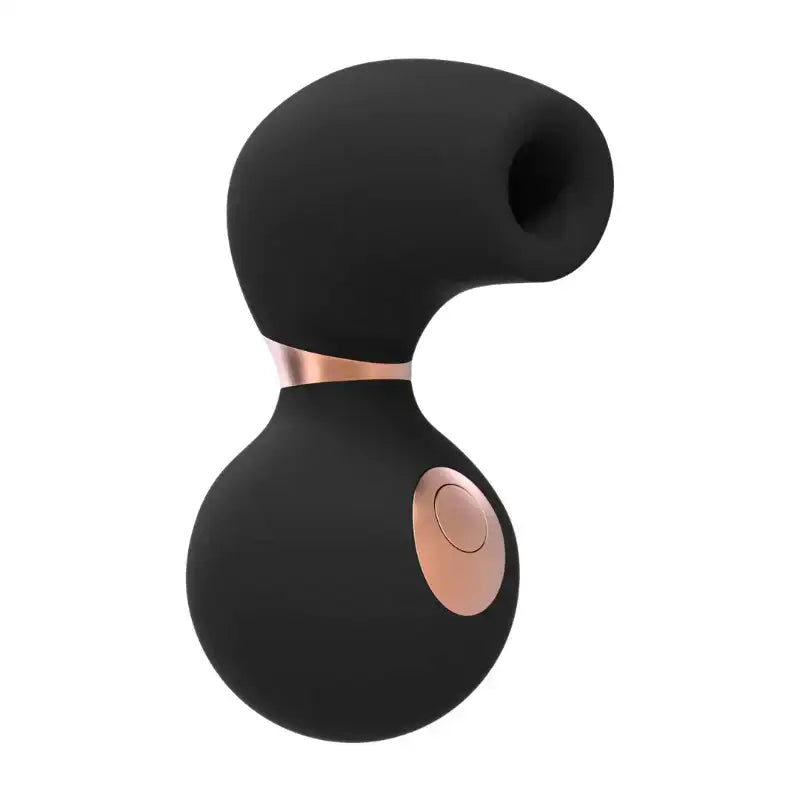 SHOTS Invincible Air Pulse Vibrator Black Ergonomic curves and soft silicone for comfortable handling during solo or shared experiences Singapore