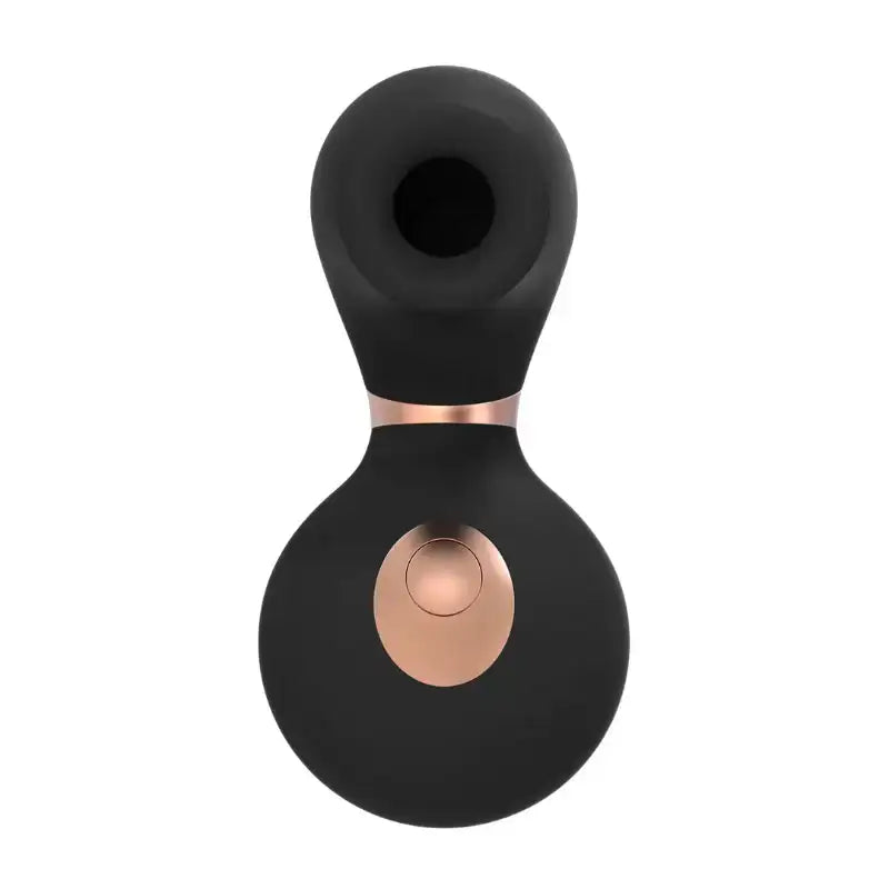 SHOTS Invincible Air Pulse Vibrator Black Bluetooth enabled for remote control and personalized stimulation sessions Singapore