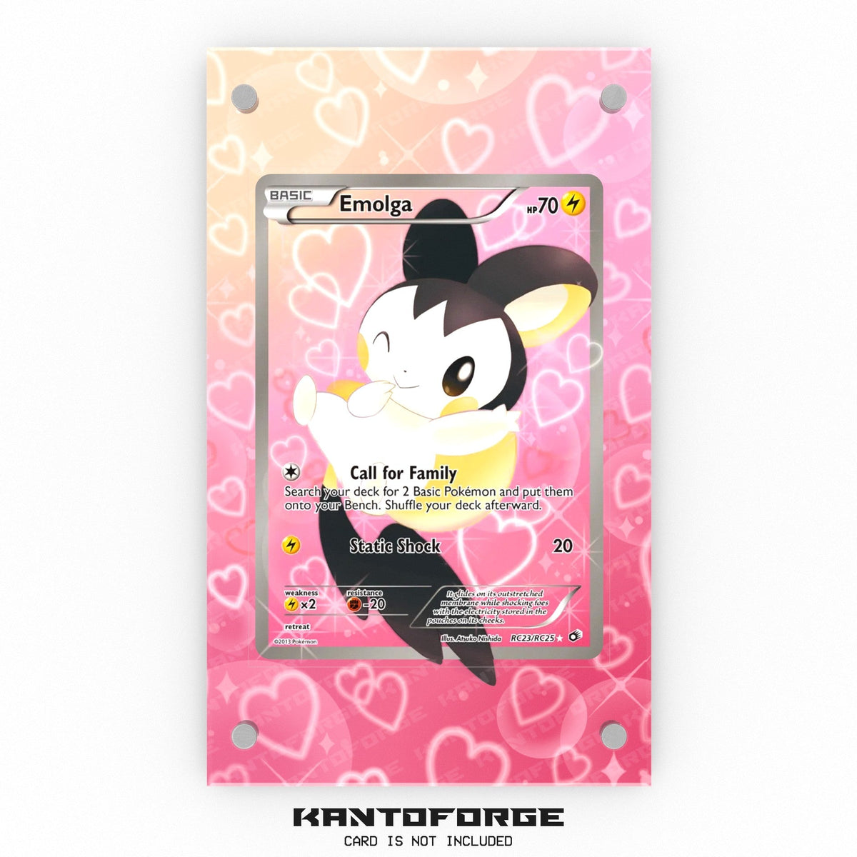 Emolga RC23/RC25 - Pokémon Extended Artwork Display Case