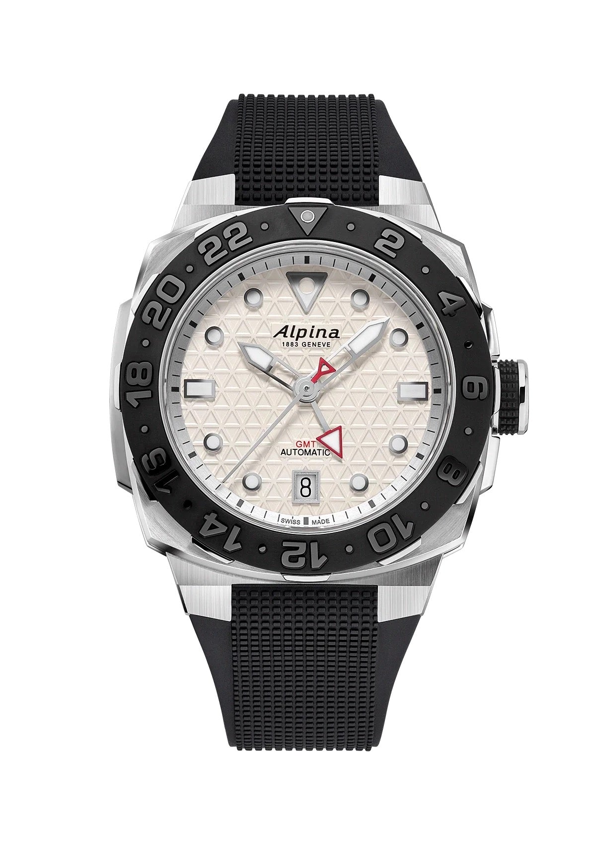 MONTRE ALPINA : SEASTRONG DIVER EXTREME AUTOMATIQUE GMT BLANC AL-560LG3VE6