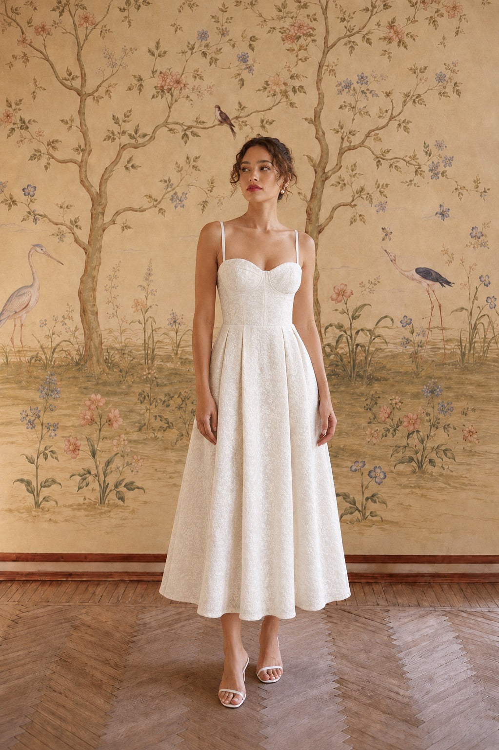 Isla Lace Dress Dresses Gaâla Butter cream XXS Made-to-order