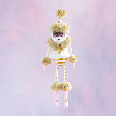 {One Hundred 80 Degrees} Black Papa Noel Hanging Figure