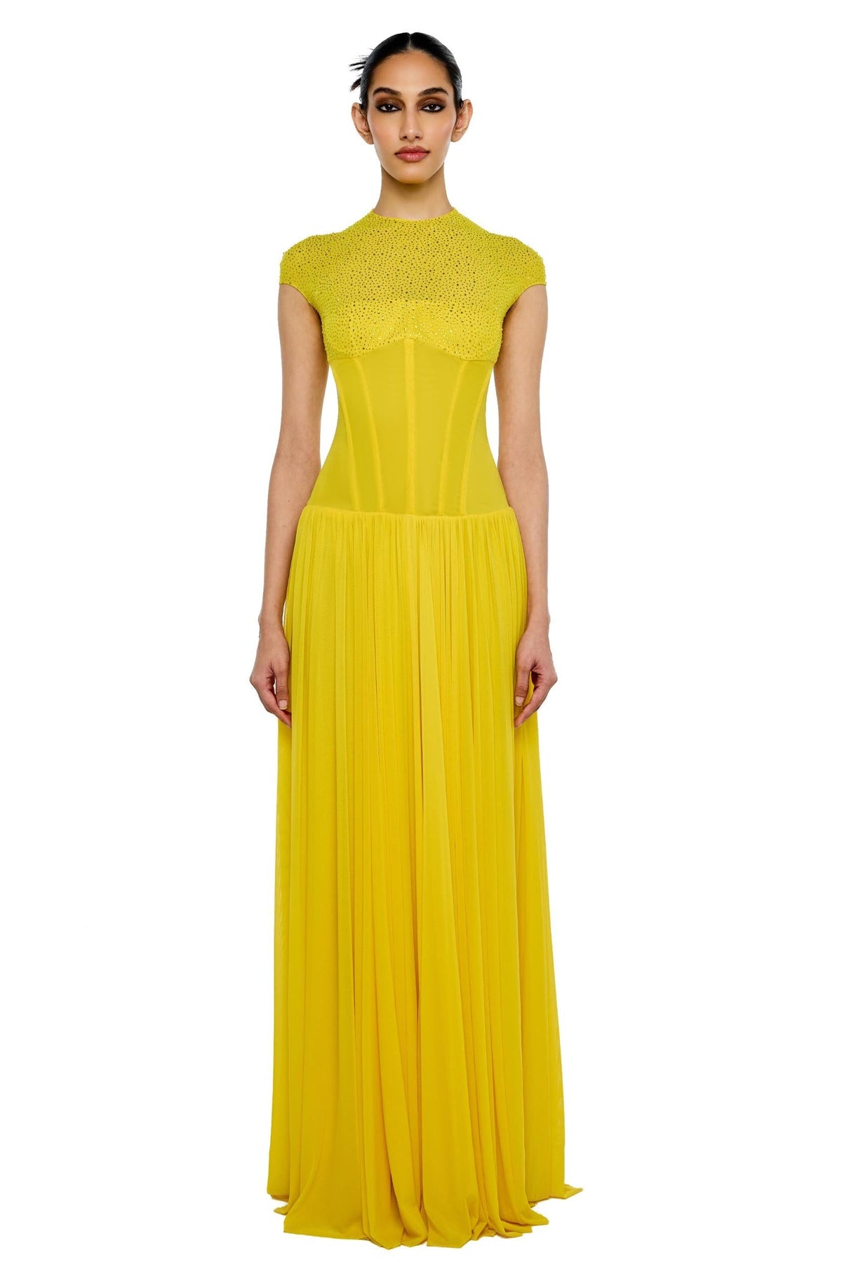 Dress Structured Wear - Yellow Bianca Dress by self-cntrd