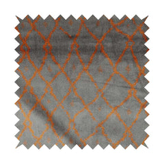Orange Soft Shiny Violet Purple Background Colour Pattern Soft Velvet Upholstery Fabric JO-1229