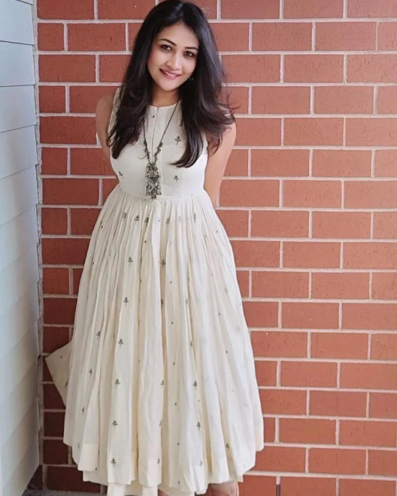 Double Layer Jamdani Dress
