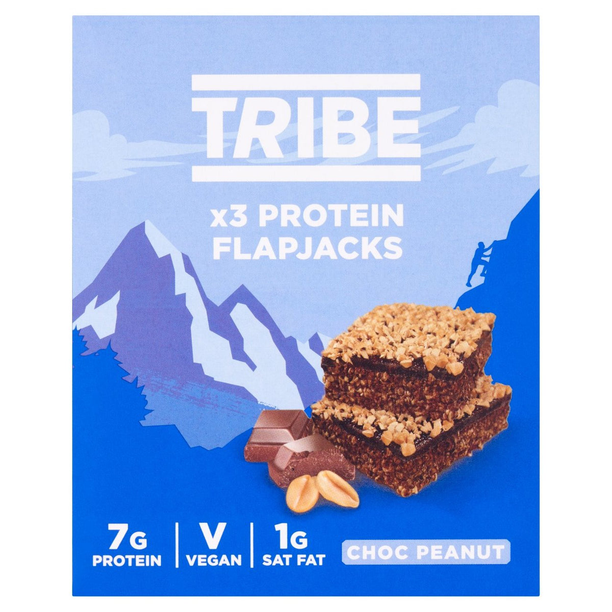TRIBE Protein Flapjack Choc Peanut 3 x 38g