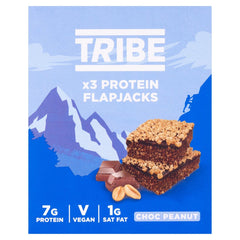 TRIBE Protein Flapjack Choc Peanut 3 x 38g