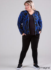 Magna Warm Textured Jacket Lightning Blue