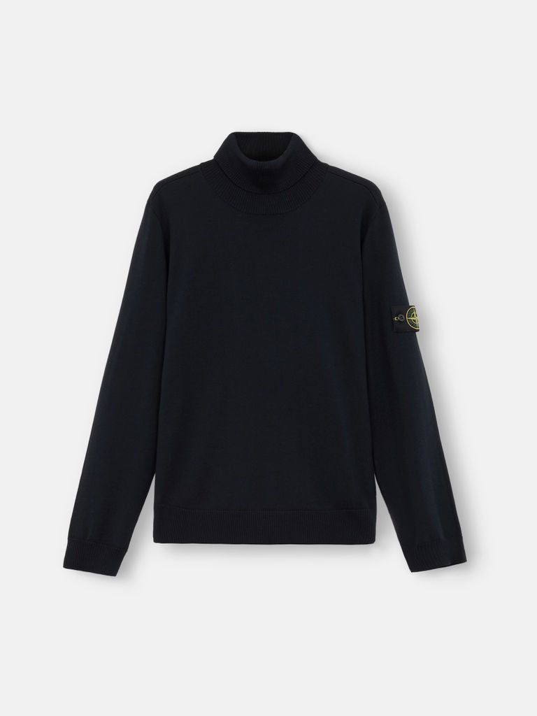 RIBBED WOOL TURTLENECK SWEATER
