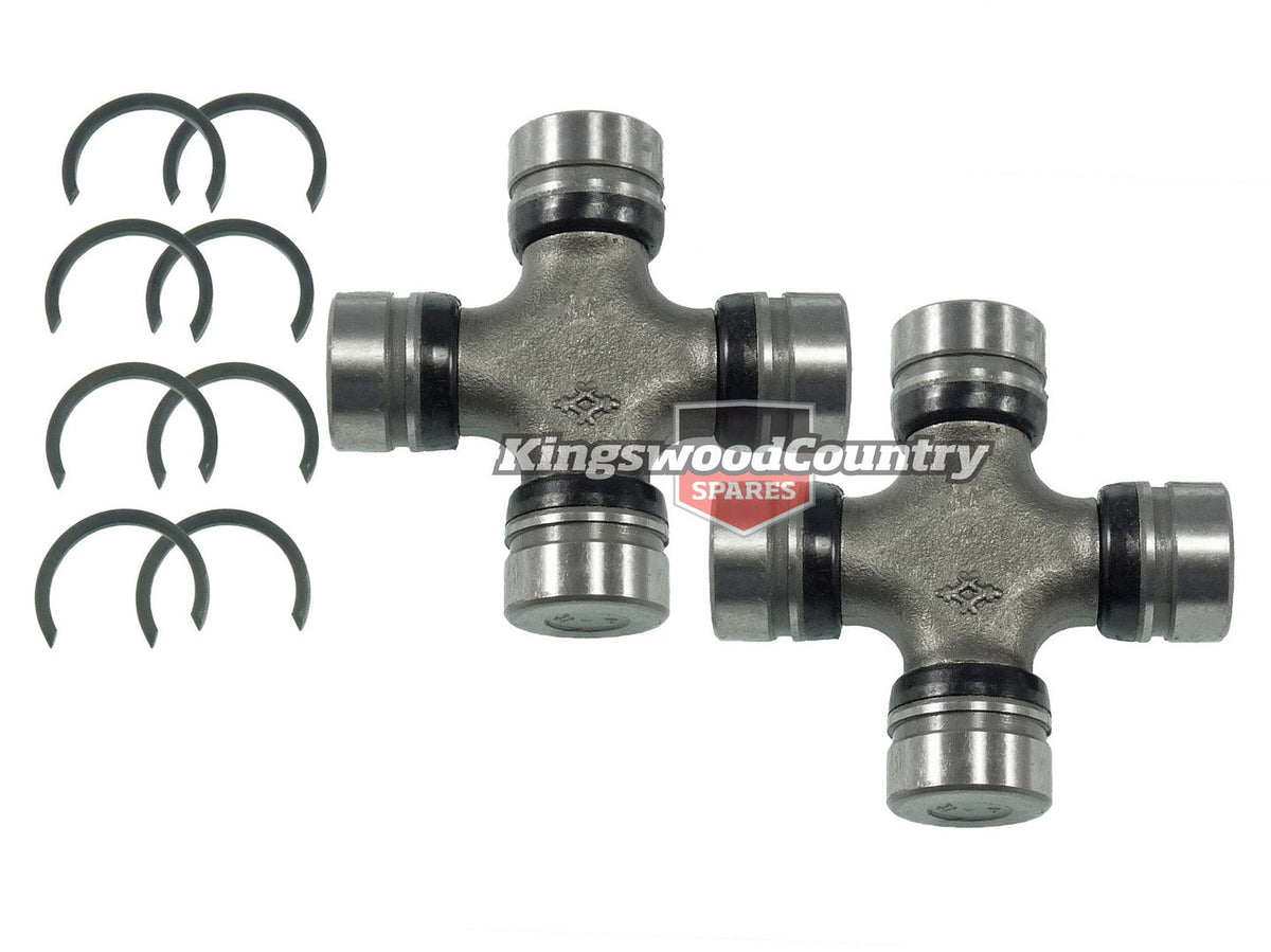 Holden 6 cyl Universal Joint x2 HQ HJ HX HZ LH LX UC HARDY SPICER uni tail - KRUJ-1786_x2