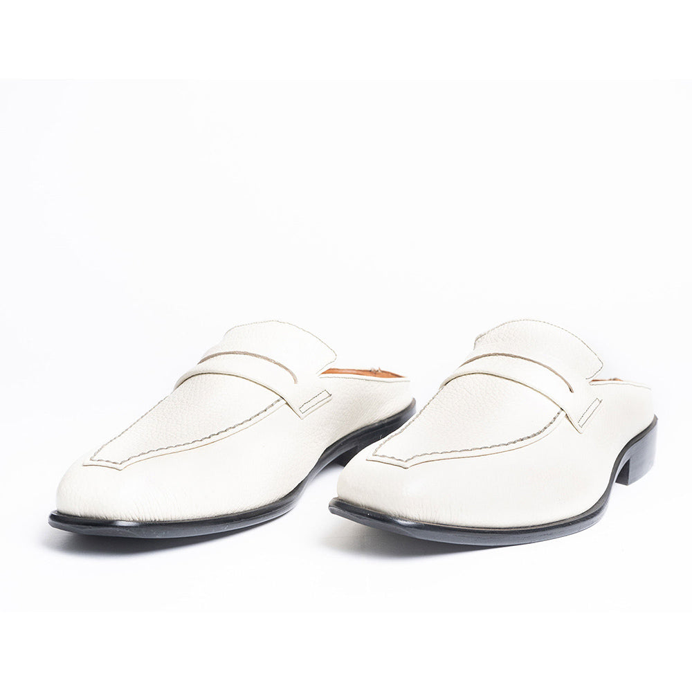 Kavith Sainaani Pearl Square Toe Mules