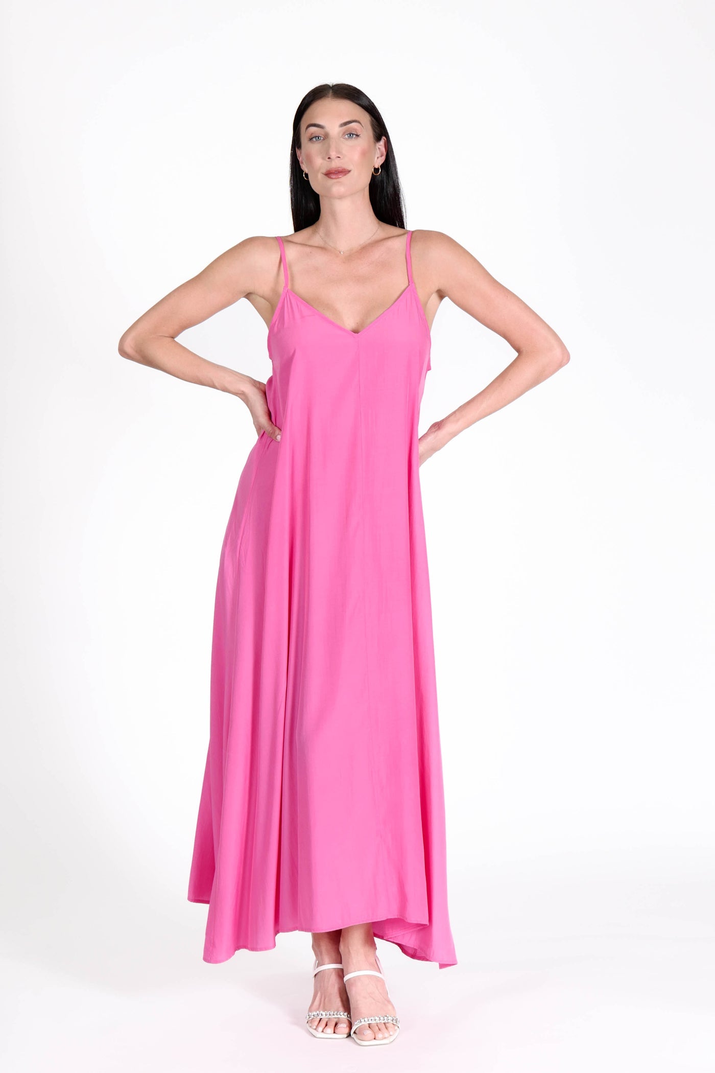 South Beach Maxi Dress Hot Pink APPAREL - DRESS JPK 2026