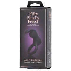 Fifty Shades Freed Lost in Each Other  Rechargeable Rabbit Love Ring - UABDSM