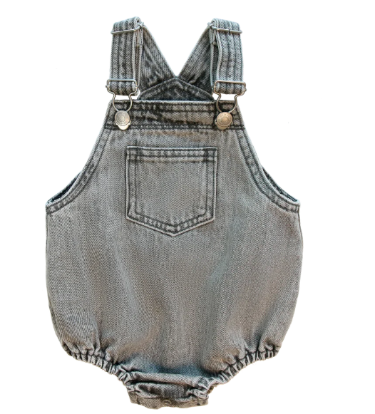 LITTLE PARNI DENIM BLOOMER OVERALL (12M-2Y)