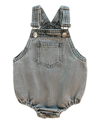 LITTLE PARNI DENIM BLOOMER OVERALL (12M-2Y)