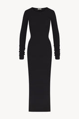 LONG SLEEVE CREWNECK MAXI DRESS - ÉTERNE