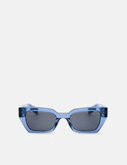 Messy Weekend Luna Sunglasses - Transparent Blue/Transparent/Grey
