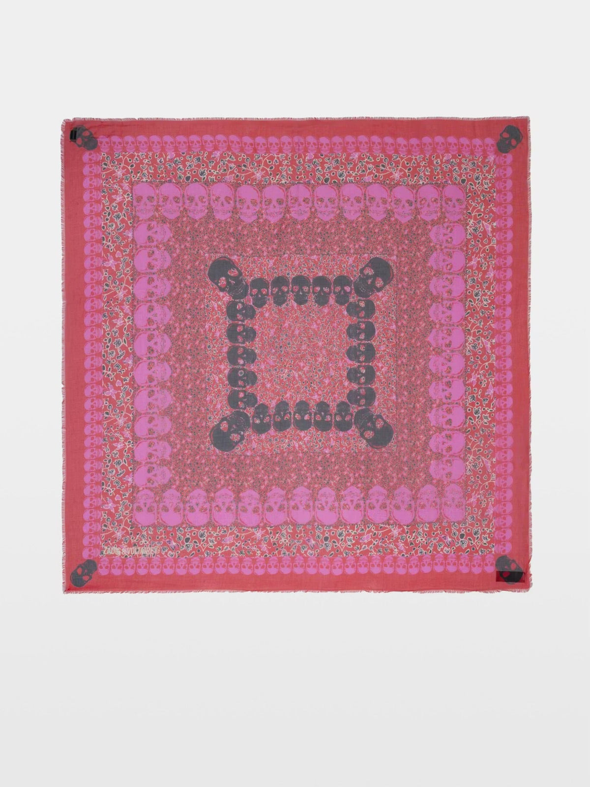 Zadig & Voltaire Kerry Garden 138 Scarf in LADY