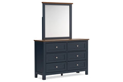 Landocken Brown/Blue Youth Panel Bedroom Set from Ashley Furniture - Luna Furniture