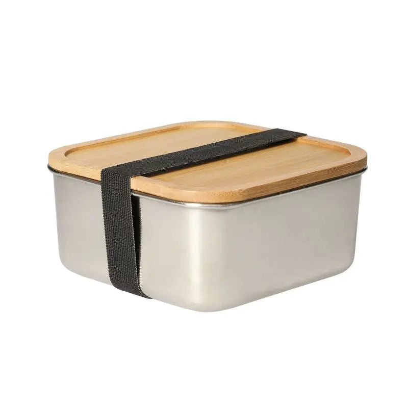 Large Silver-Natural Vesper Storage Container - Spacious, Durable, Eco-Friendly Food Box TK Gruppe® Grosshandel