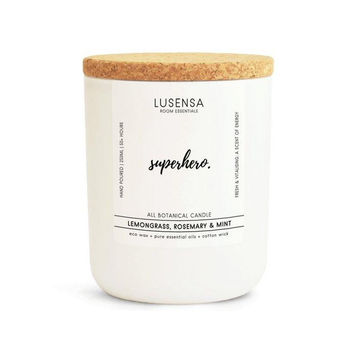 Lusensa candle Superhero