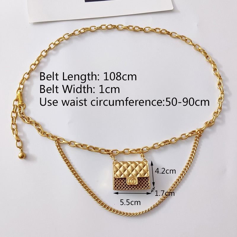 Luxury Mini Chain Belt Bag Fashion Closet Clothing