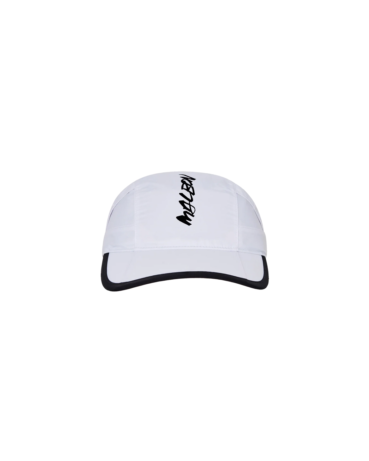 Malbon Futura Nylon Bungee Hat - White