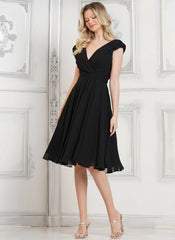 Cocktail Dresses Cocktail Short Knee Length Dress  Black