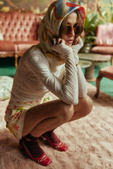 COASTAL PRINT SCARF - MAKU