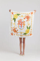 COASTAL PRINT SCARF - MAKU