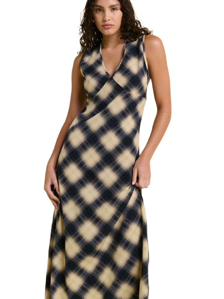 MAVI Plaid Maxi Dress