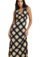 MAVI Plaid Maxi Dress
