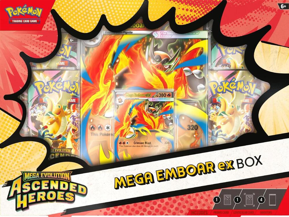 Pokemon: Mega Evolution 2.5: Ascended Heroes: EX Box